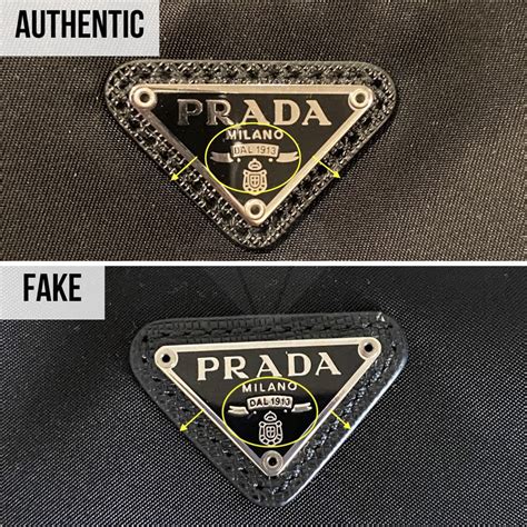 fake prada bag|authentic Prada.